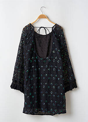 Rochie scurtă mâneci lungi mâneci lungi negru SUNDRESS femeie