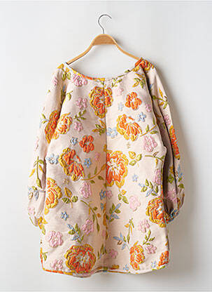 Rochie scurtă mâneci lungi mâneci lungi bej ARIANNE ELMY femeie