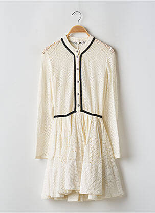 Rochie scurtă bej MAJE femeie