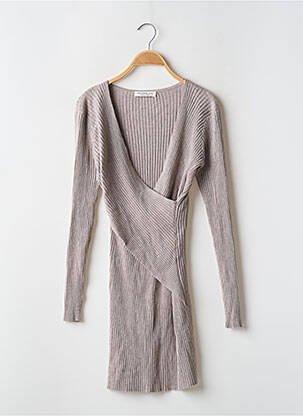 Rochie de maternitate croială cambrată gri NEUVIÈME CIEL femeie
