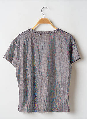 Top elasticitate mâneci scurte violet AMISSIMA femeie