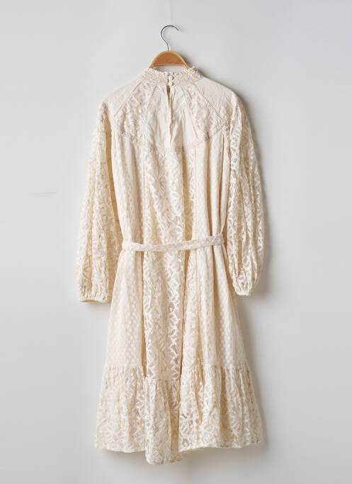 Rochie midi bej DERHY femeie