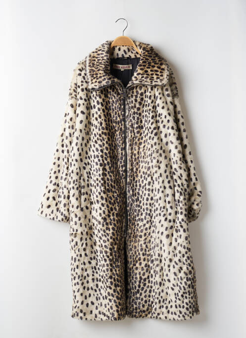 Palton lung bej FREE PEOPLE femeie