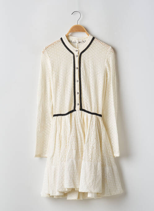 Rochie scurtă bej MAJE femeie