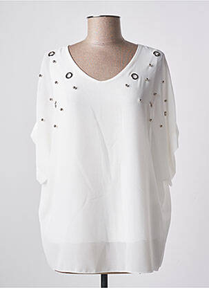 Top alb QUATTRO femeie