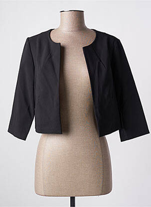Bolero efect material satinat negru QUATTRO femeie