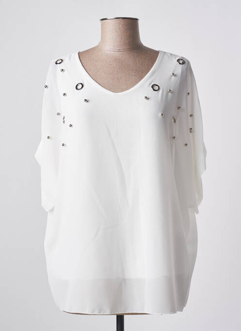 Top alb QUATTRO femeie