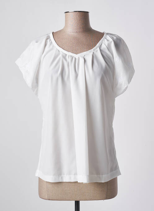 Top alb QUATTRO femeie