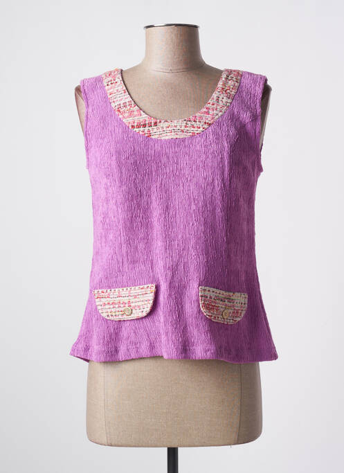 Top violet QUATTRO femeie