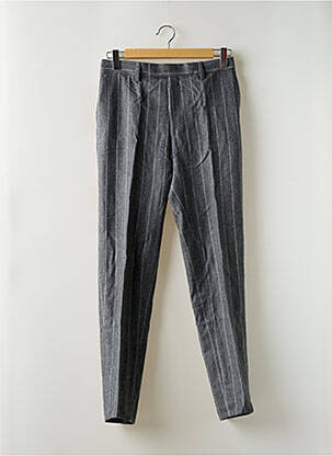 Pantalon slim țesătură melanj mărime normală gri HUGO BOSS bărbat