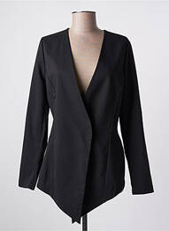 Jachete elegante guler în v negru QUATTRO femme