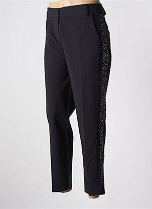 Pantalon drept elasticitate mărime normală negru QUATTRO femeie