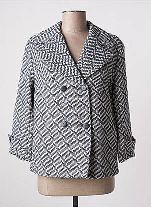 Palton scurt albastru C.MISSARO femeie