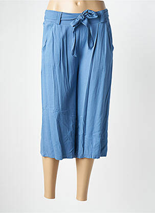 Pantalon trei sferturi albastru QUATTRO femeie