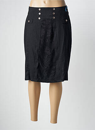 Fustă midi negru QUATTRO femeie