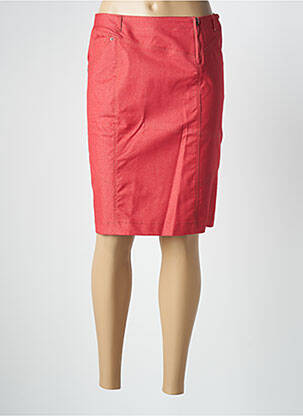 Fustă midi roșu QUATTRO femeie