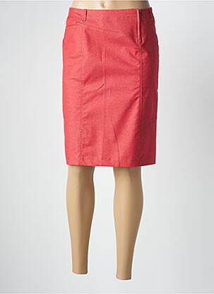 Fustă midi roșu QUATTRO femeie