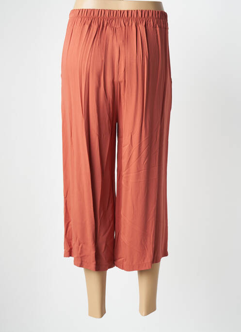 Pantalon trei sferturi talie elastică talie înaltă portocaliu QUATTRO femme