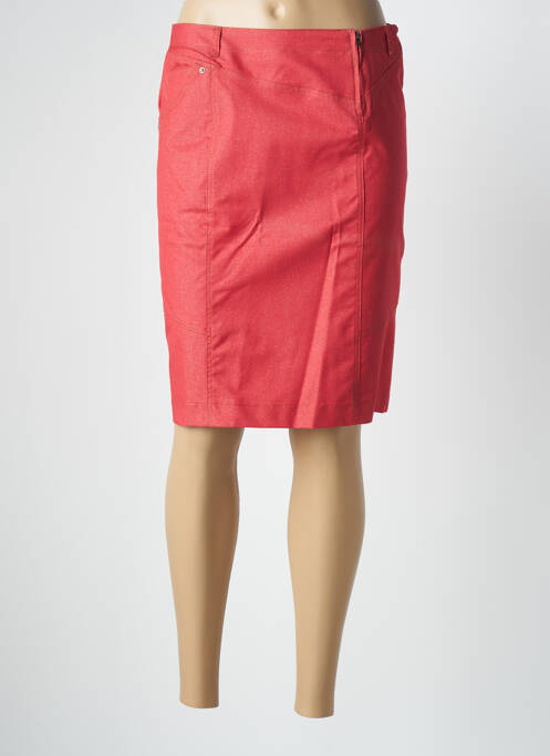 Fustă midi roșu QUATTRO femeie