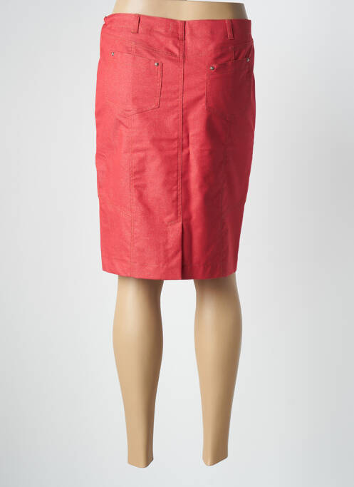 Fustă midi roșu QUATTRO femeie