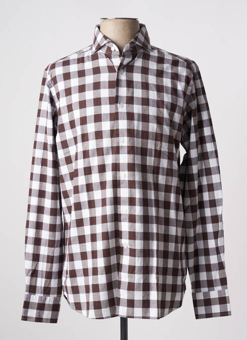 Cămașă cu mâneci lungi maro BAGUTTA bărbat