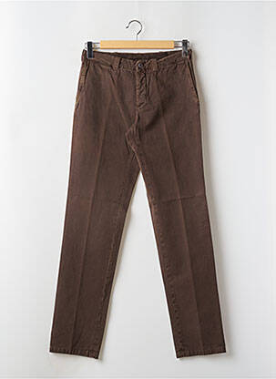 Pantalon chino țesătură poplin mărime normală maro RALPH LAUREN bărbat