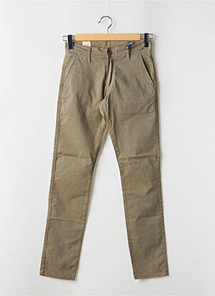 Pantalon chino elasticitate mărime normală verde IMPAQT bărbat