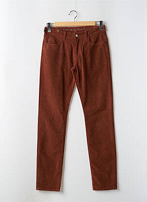 Pantalon slim țesătură catifea mărime normală maro ATELIER NOTIFY bărbat