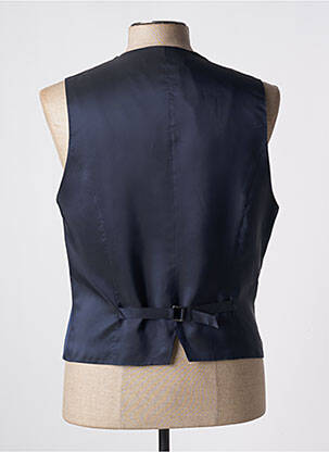 Vestă fără mâneci efect material satinat albastru HUGO BOSS bărbat