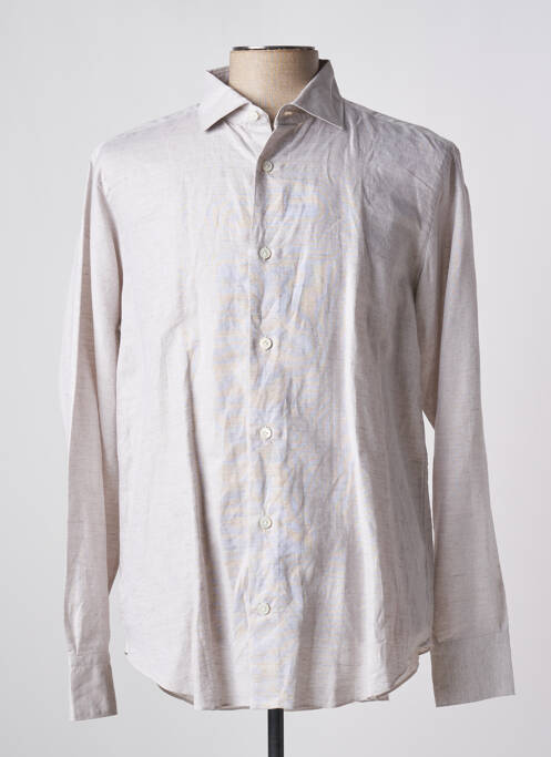 Cămașă cu mâneci lungi bej ELEVENTY bărbat