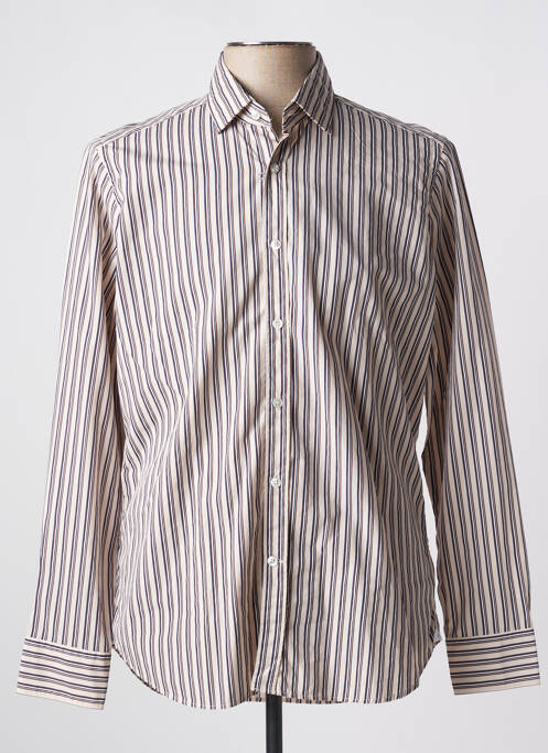 Cămașă cu mâneci lungi bej BAGUTTA bărbat