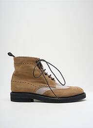 Botine/ghete nubuc toc mic bej ELEVENTY homme