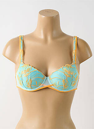 Sutien efect material satinat top sutien modelat albastru MARIE JO femeie