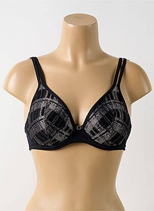 Sutien efect material satinat top sutien modelat negru MARIE JO femeie