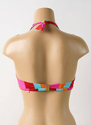 Sutien de costum de baie elasticitate top triunghiuri roz MARIE JO femeie
