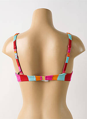 Sutien de costum de baie bretele elastice reglabile sutien balconet cu decolteu înalt roz MARIE JO femeie