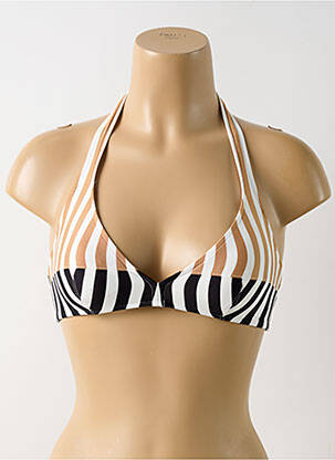 Sutien de costum de baie elasticitate sutien balconet cu decolteu înalt bej ANDRES SARDA femeie