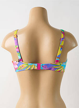 Sutien de costum de baie elasticitate sutien cupe întregi cu decolteu înalt roz PRIMADONNA femeie