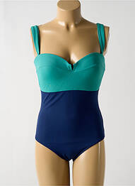 Costum de baie dintr-o singură piesă bretele elastice detașabile top bentiță albastru TRIUMPH femme