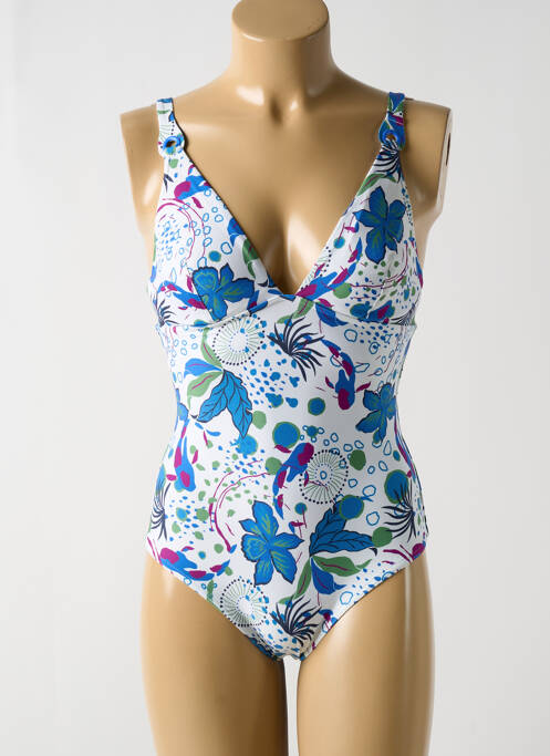 Costum de baie dintr-o singură piesă alb SIMONE PERELE femeie