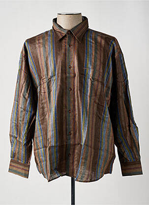 Cămașă cu mâneci lungi maro JUMFIL bărbat