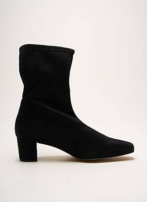 Botine/ghete toc pătrat toc de 4 la 6 cm negru O'.. femeie