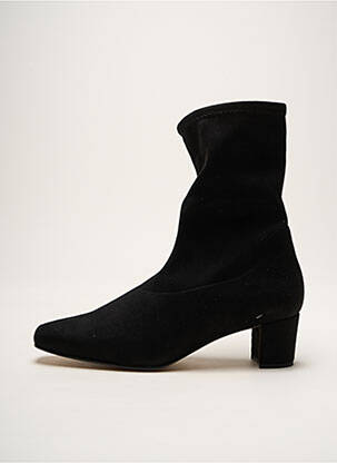 Botine/ghete toc pătrat toc de 4 la 6 cm negru O'.. femeie