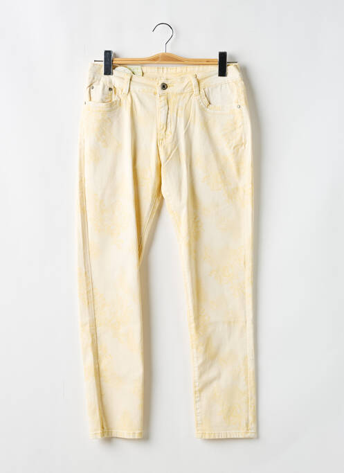 Pantalon slim galben ONADO femeie