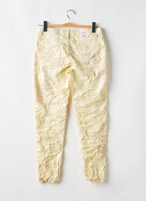 Pantalon slim galben ONADO femeie