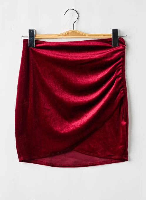 Fustă scurtă roșu NELLY femeie