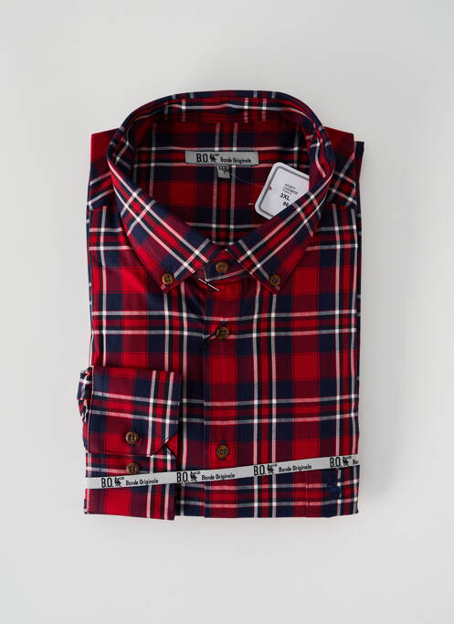 Cămașă cu mâneci lungi roșu BANDE ORIGINALE bărbat