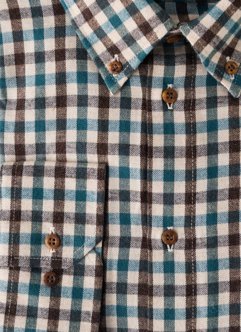 Cămașă cu mâneci lungi maro JUMFIL bărbat