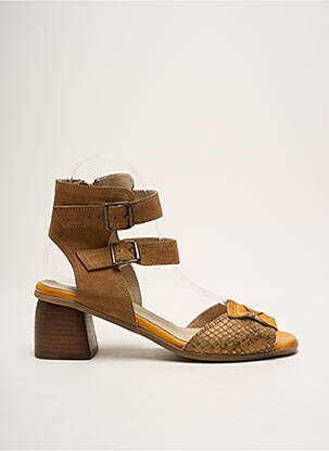 Sandale/Pantofi decupați maro CASTA femeie