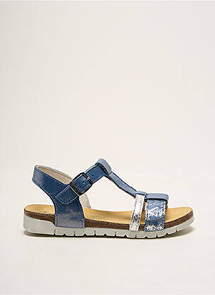 Sandale/Pantofi decupați albastru BOPY fată